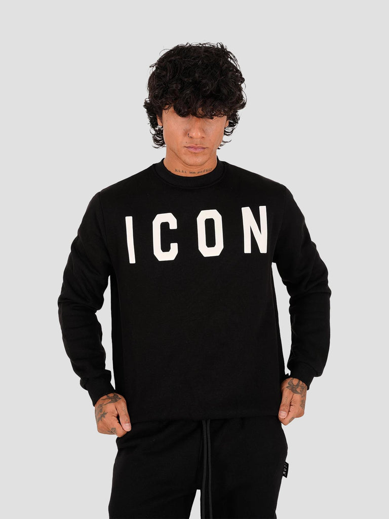 GIROCOLLO LOGO GRANDE ICUF2W6F001 NERO ICON 