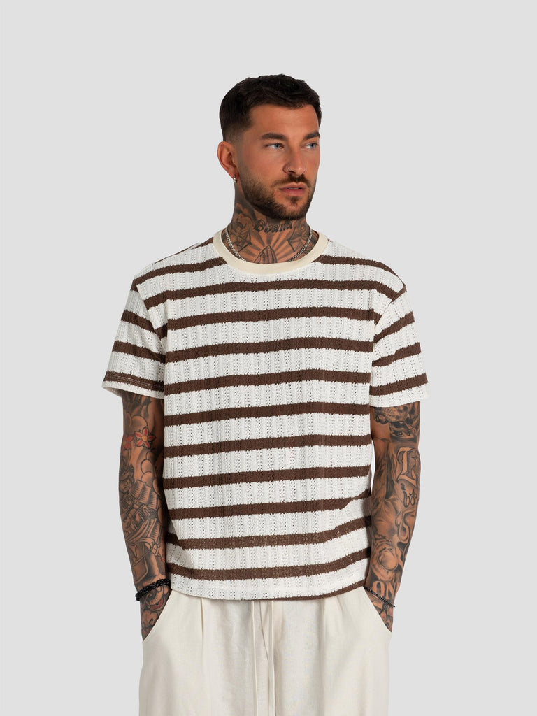 RIGHE COTONE APERTO FAS09 CAFFE GROOVE 