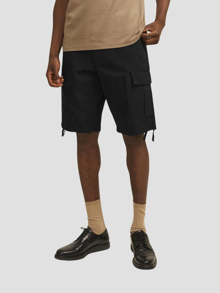 JPSTCOLE BARKLEY CARGO SHORTS LNG SN 12248685 BLACK JACK&JONES 