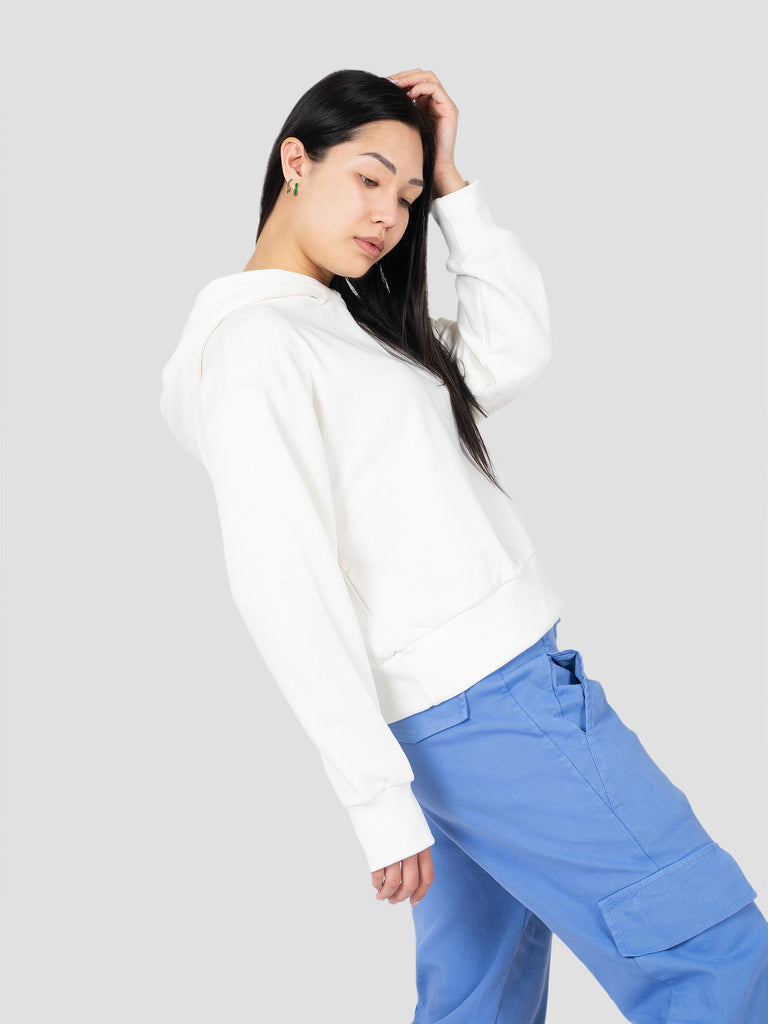 GROOVE FELPA CAPPUCCIO CHIUSO COSTA ALTA CROP BARL338W PANNA GROOVE 