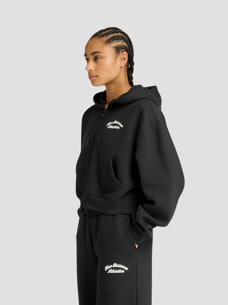 LINEAR HERITAGE FLEECE FULL ZIP WJ53509 BK NEW BALANCE 