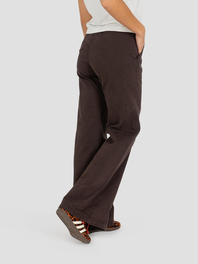 PALAZZO GABARDINA 6789GA MARRONE GROOVE 