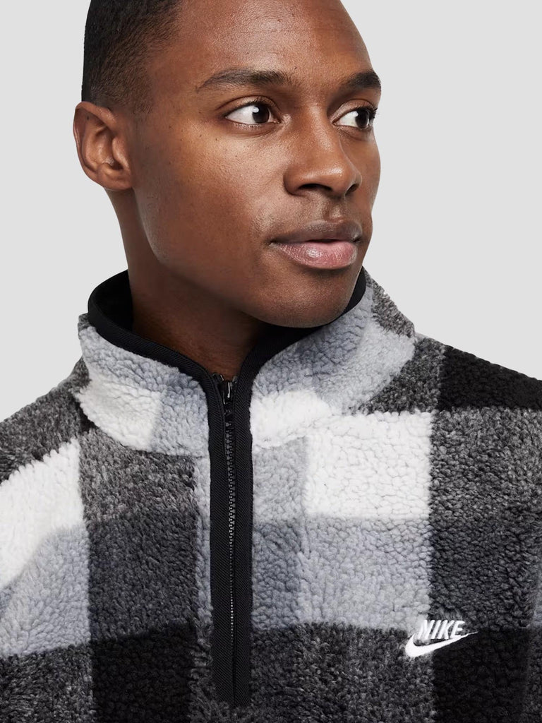 CLUB MEN'S WINTERIZED HALF ZIP FZ0896 010 NIKE 