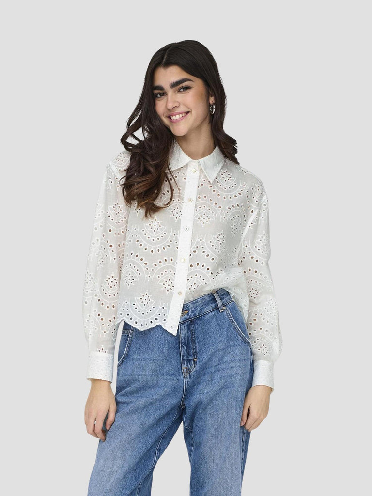 ONLVALAIS L/S SHIRT WVN NOOS 15269568 CLOUD DANCER ONLY 