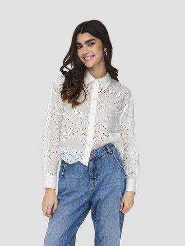 ONLVALAIS L/S SHIRT WVN NOOS 15269568 CLOUD DANCER ONLY 