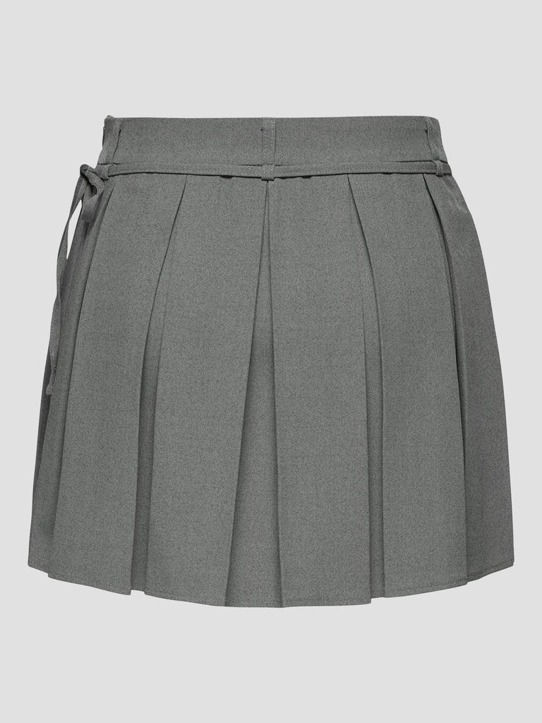 ONLMARINE LIFE MW STRING PLEAT SKIRT TLR 15340545 MEDIUM GREY MELANGE ONLY 