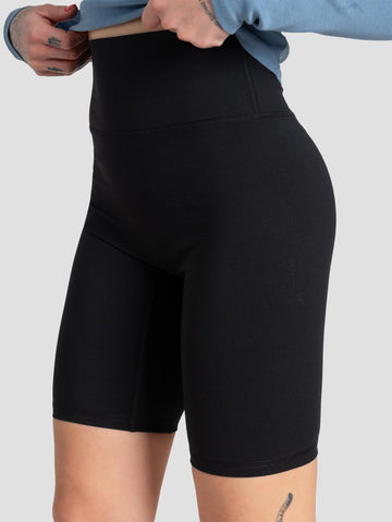 LEGGINGS SHORT TECHLEG002 BLACK GROOVE 