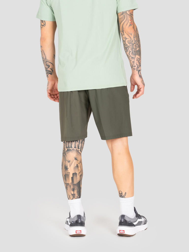 SPORT SHORT QUICKDRY TECHSHORT001 GREEN GROOVE 