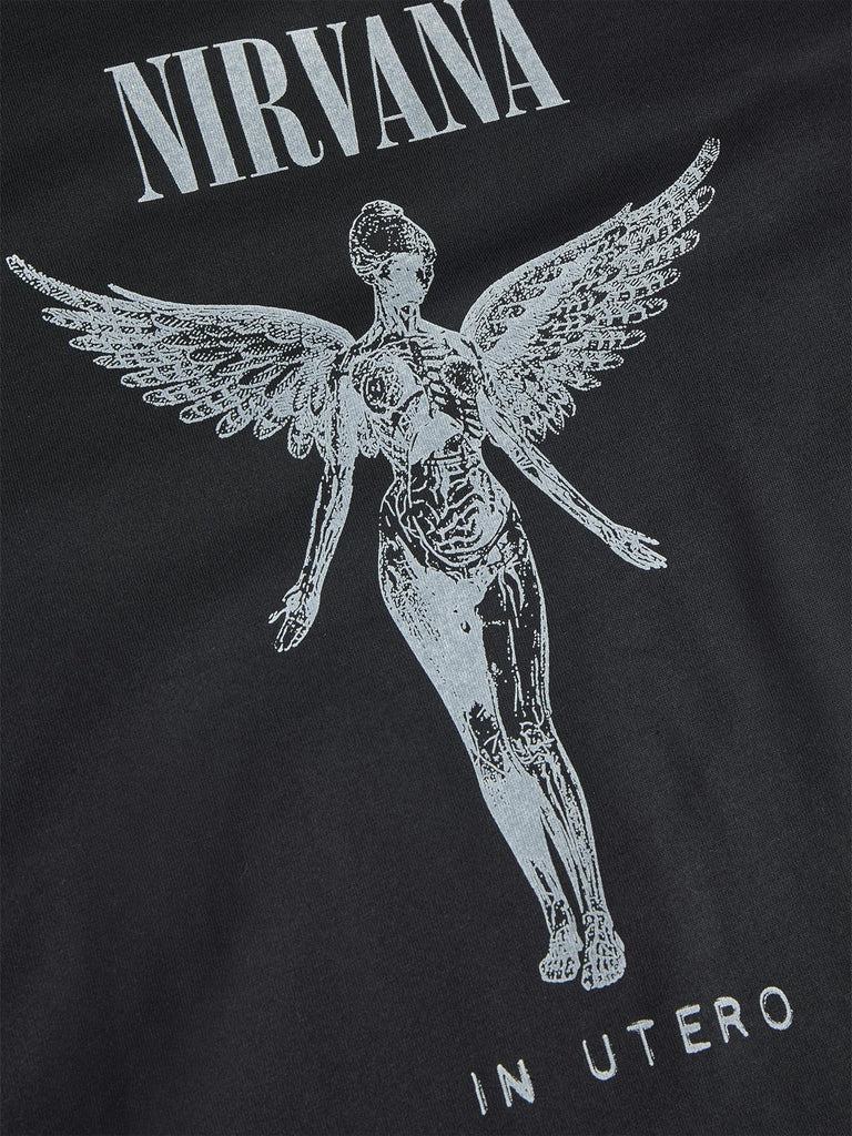 JPRBLUNIRVANA SS TEE 12287521 BLACK JACK&JONES 