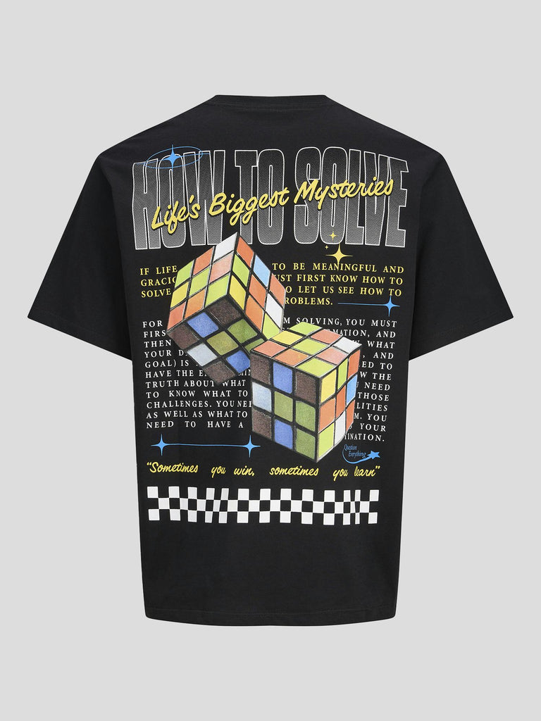 JORVINTAGE GAMES TEE SS CREW NECK TG 12287580 CUBE JACK&JONES 