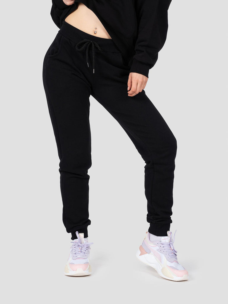 GROOVE PANTALONE TUTA JOGGER PESO MEDIO BARL403W NERO GROOVE 