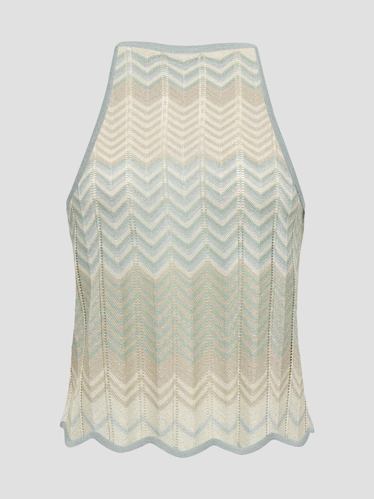 ONLALVIRA LIFE SL GLITTER TOP KNT 15344392 BLUES FEATHER ONLY 