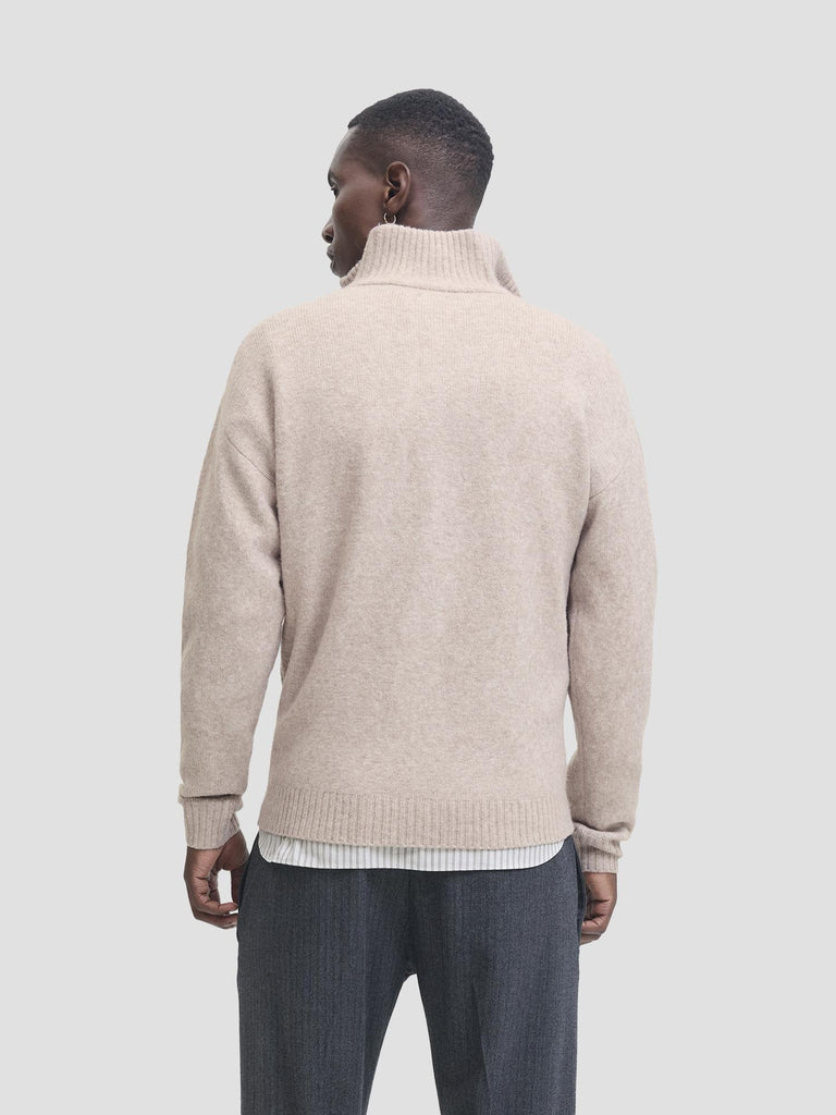 JJESOHO OLLIE KNIT HALF ZIP SN 12278937 ATMOSPHERE JACK&JONES 