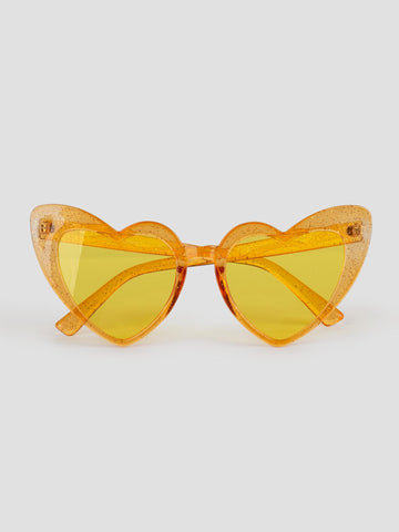GLITTER HEART SUN001/02 YELLOW GROOVE 