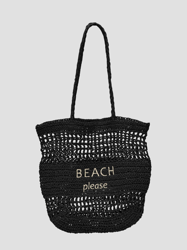 ONLVIOLET BEACH SUMMER SHOPPER BAG ACC 15340179 BLACK ONLY 