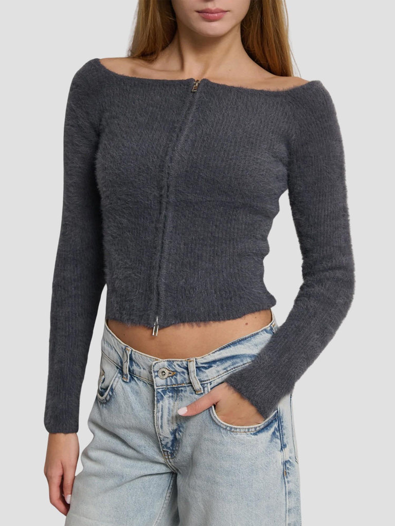 CARDIGAN OFFSHOULDER PYLAR FUMO SUITE BENEDICT 