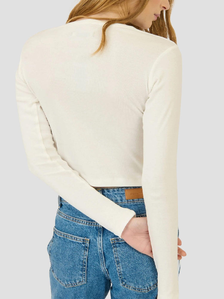 T-SHIRT STAMPATA CON RIGHE GEO-STRASSA OFFWHITE SUITE BENEDICT 