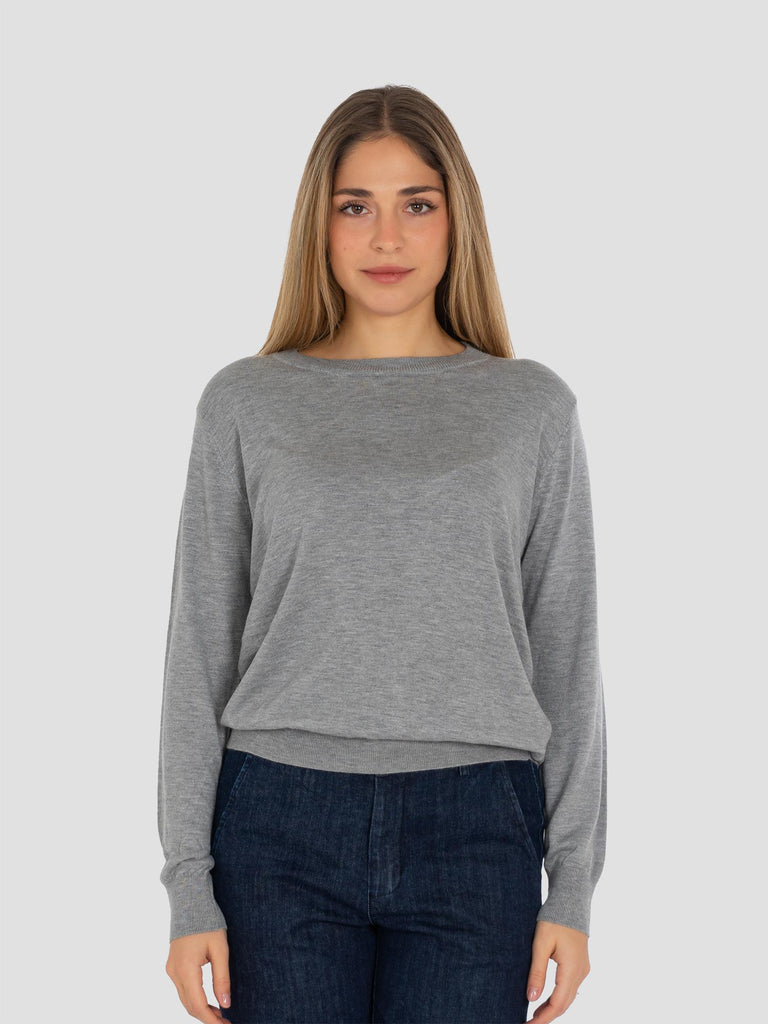 GIROCOLLO MISTO LANA E212 GRIGIO GROOVE 