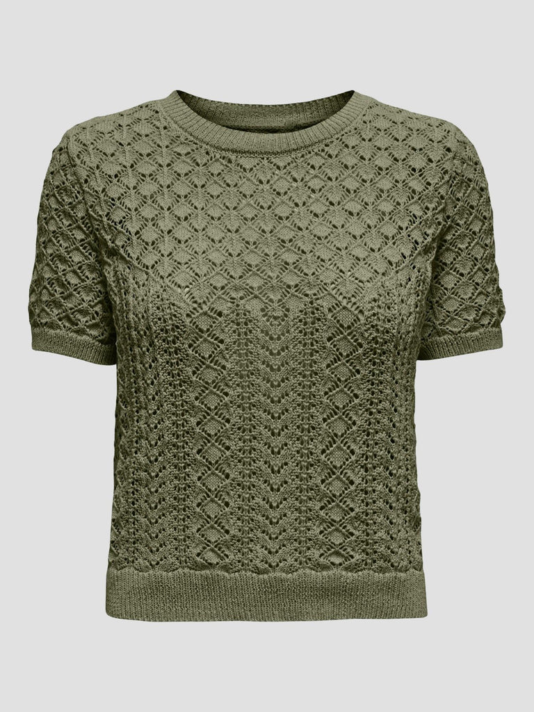 ONLSAGA LIFE SS O-NECK CC KNT 15339662 KALAMATA ONLY 