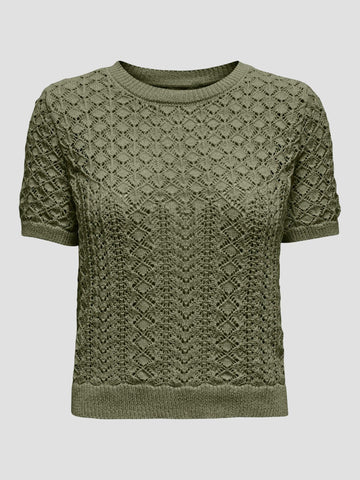 ONLSAGA LIFE SS O-NECK CC KNT 15339662 KALAMATA ONLY 