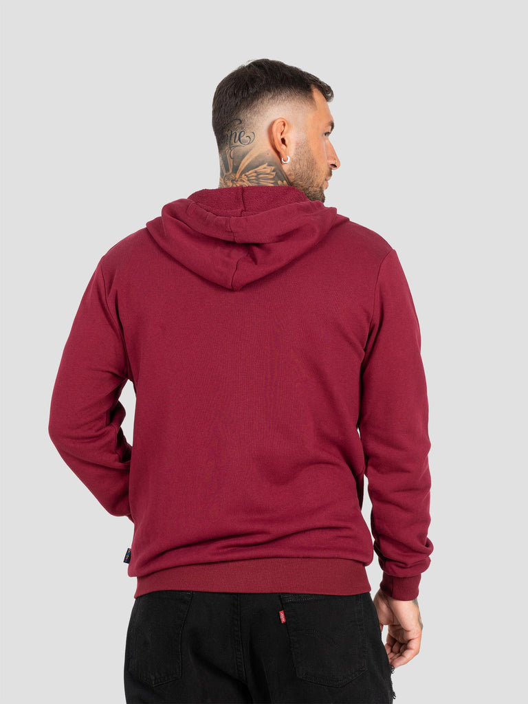 ZIP CAPPUCCIO PESO MEDIO BARL308 BORDEAUX GROOVE 