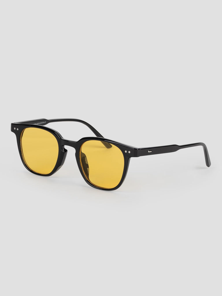 COLORED LENSES SUN001/04 BLACK YELLOW GROOVE 