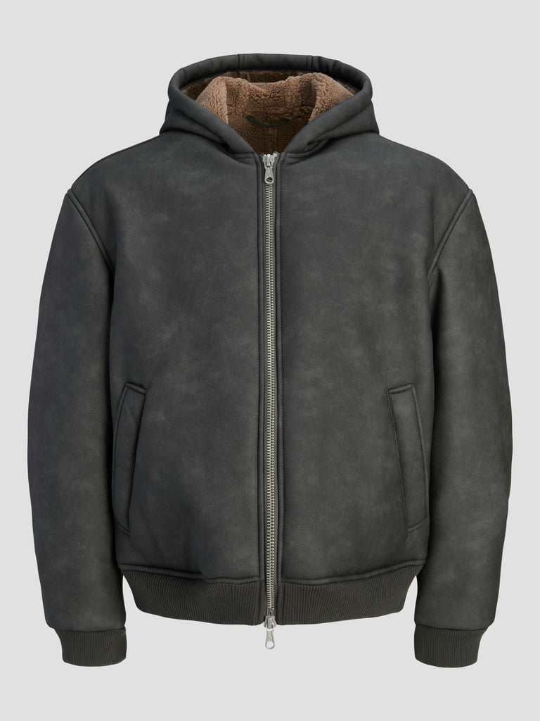 JCOTAKEOFF BOMBER JACKET 12283304 BLACK JACK&JONES 