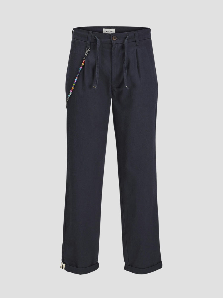JPSTKARL MILO PLEATED CHINO 12273664 DARK NAVY 32 JACK&JONES 
