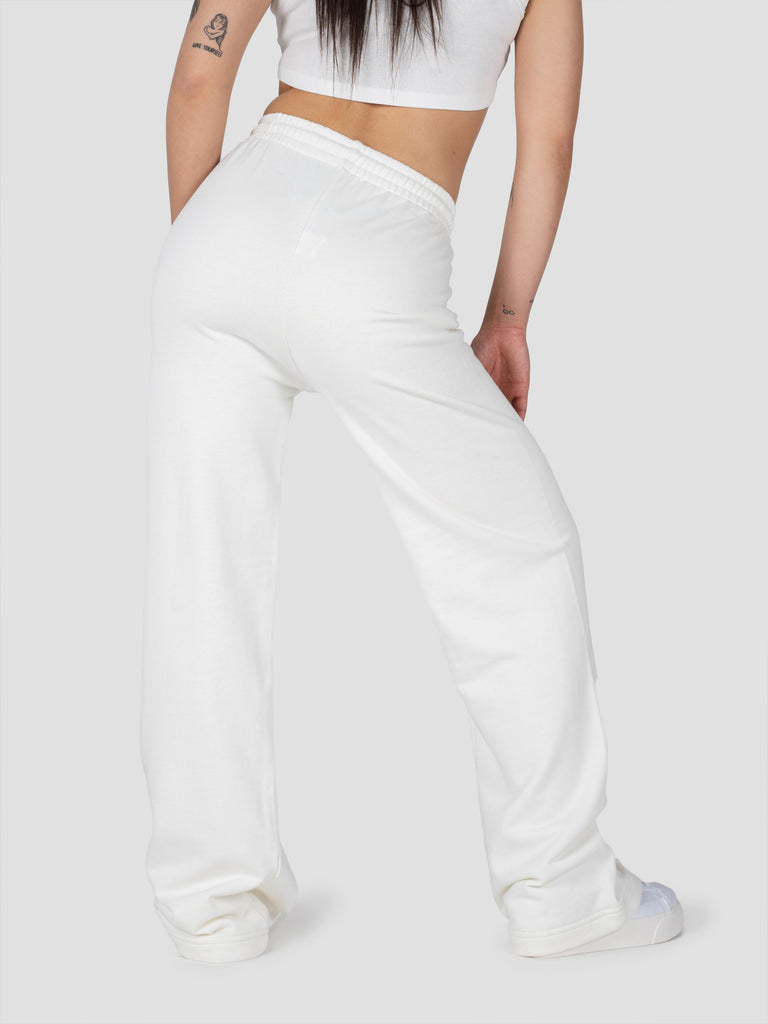 GROOVE PANTALONE TUTA NEW OVER MAXI PANT PESO MEDIO BARL424W PANNA GROOVE 