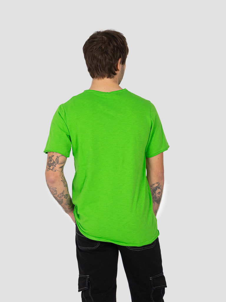 JERSEY FIAMMATA TAGLIO VIVO BARL1 VERDE ACIDO GROOVE 