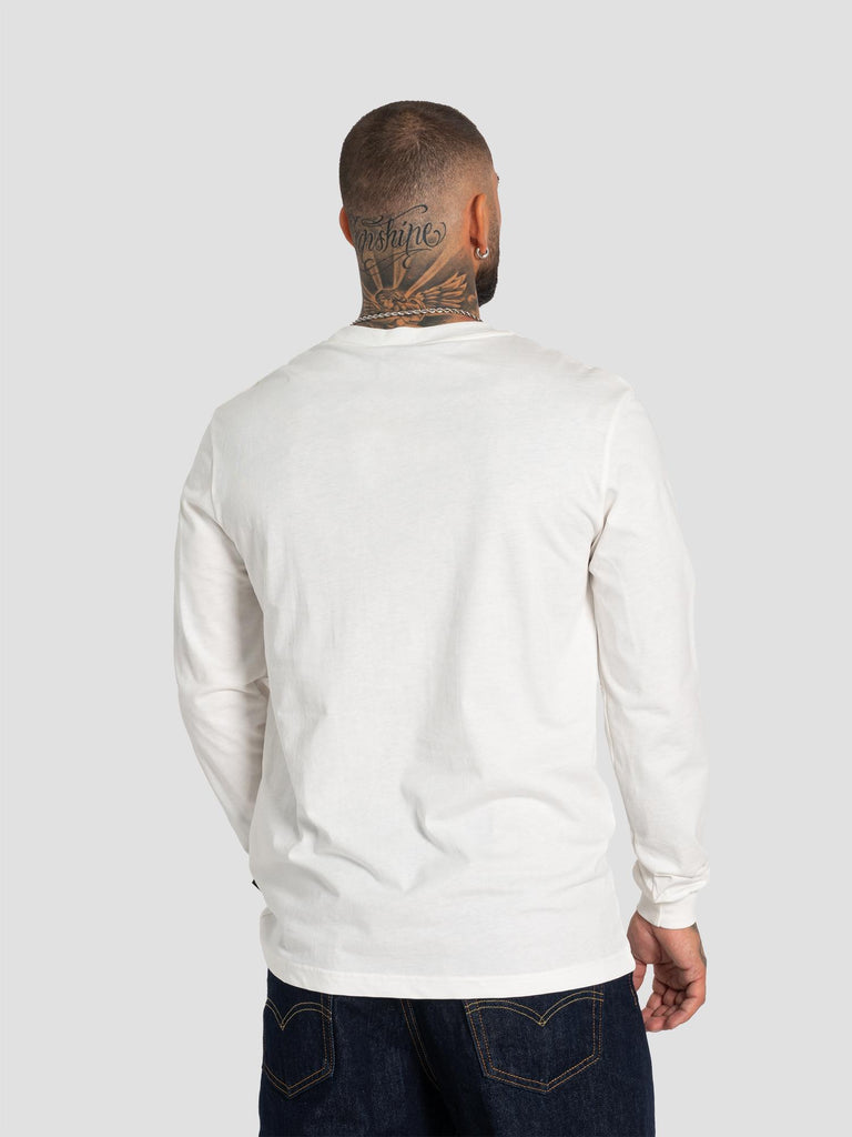 GROOVE T SHIRT MANICA LUNGA CON TASCHINO IN COTONE AMERICANO BARL111 PANNA GROOVE 