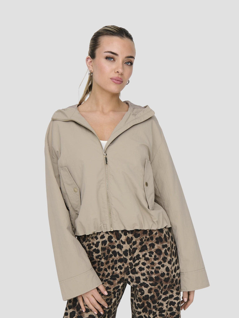 ONLBEALO HOOD JACKET CC OTW 15336162 HUMUS ONLY 