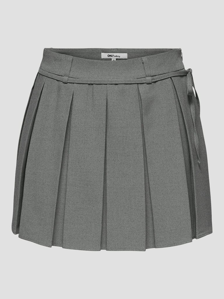 ONLMARINE LIFE MW STRING PLEAT SKIRT TLR 15340545 MEDIUM GREY MELANGE ONLY 