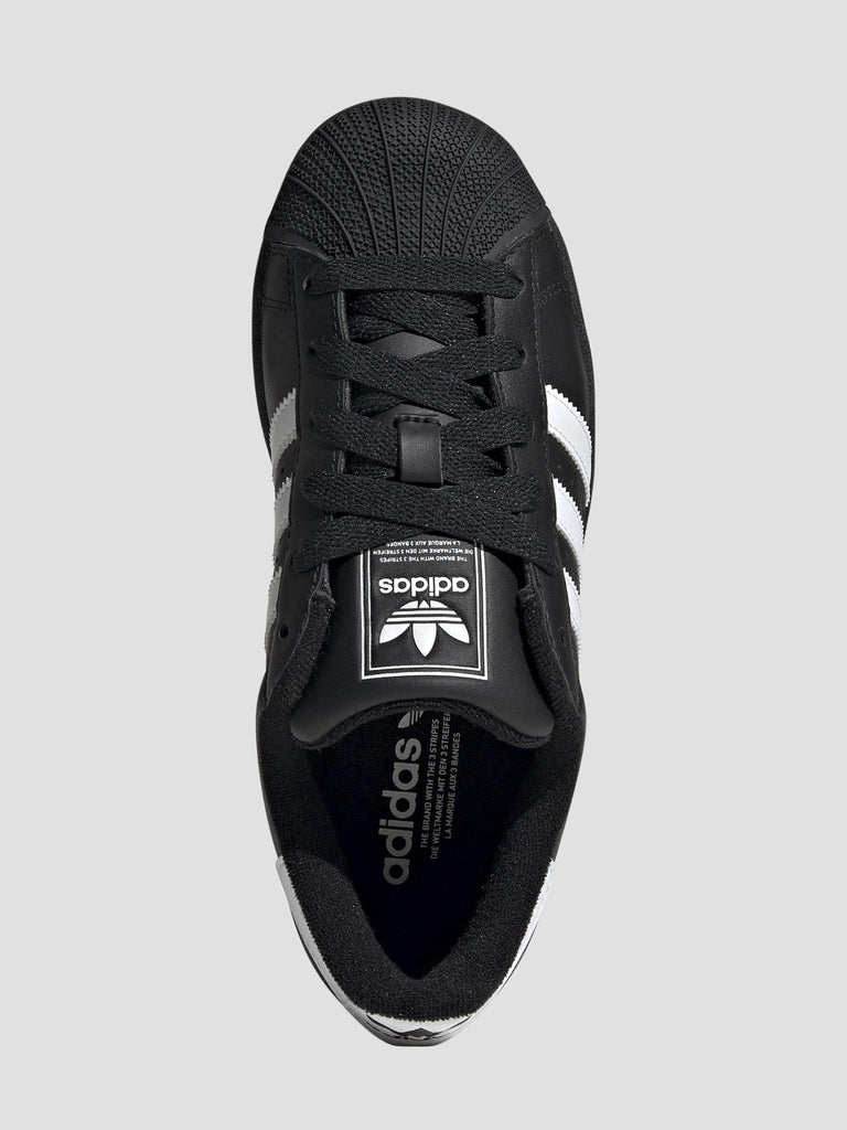 SUPERSTAR II J JH9977 BLACK WHITE ADIDAS 