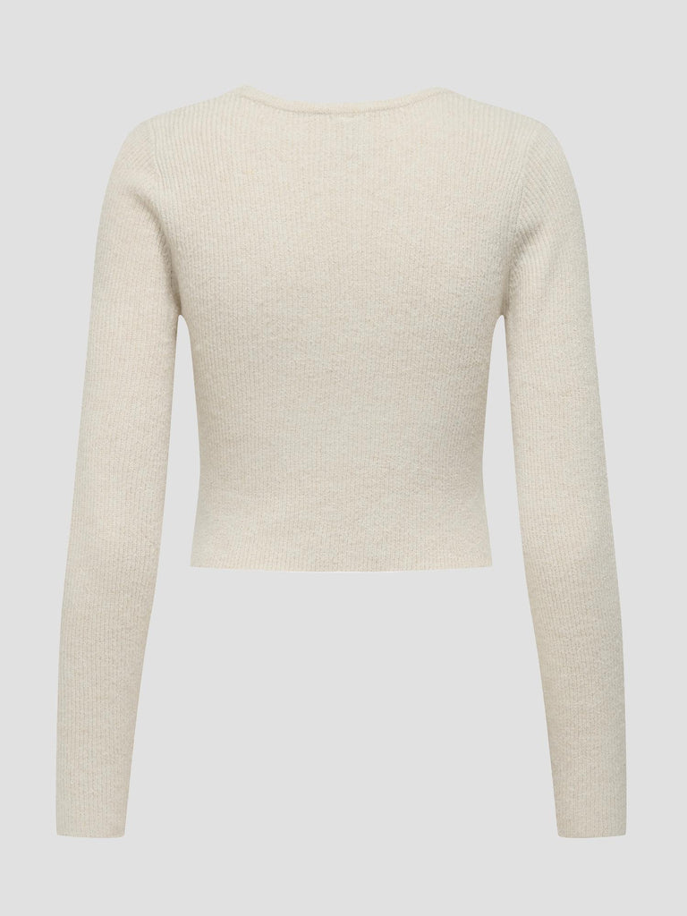 ONLRICA LIFE LS VNECK PEARLCARD KNT 15349137 BIRCH ONLY 
