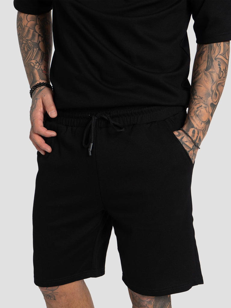HEAVY JERSEY SHORT SHORT002 BLACK GROOVE 