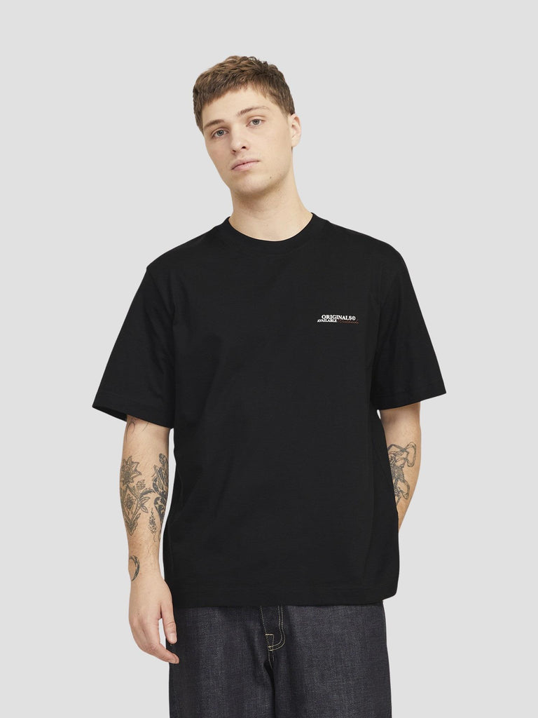 JORISLINGTON TYPE TEE SS CREW NECK 12273640 BLACK JACK&JONES 