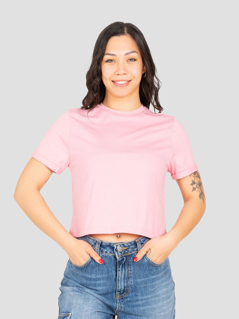 CROPPED JERSEY BARL102W PINK GROOVE 
