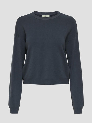 JDYERIS LIFE L/S O-NECK PULLOVER KNT 15351506 EBONY JACQUELINE DE YONG 