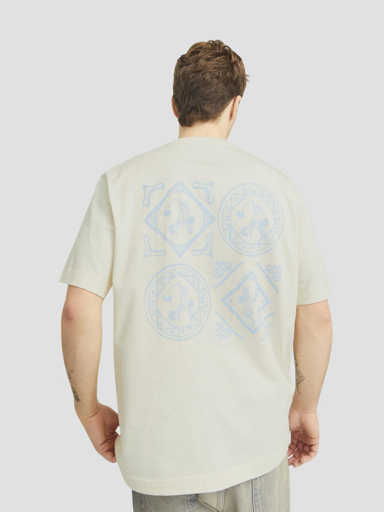 JORPAROS EASTER SKETCH TEE SS CREW N LN 12273171 ANTIQUE WHITE JACK&JONES 
