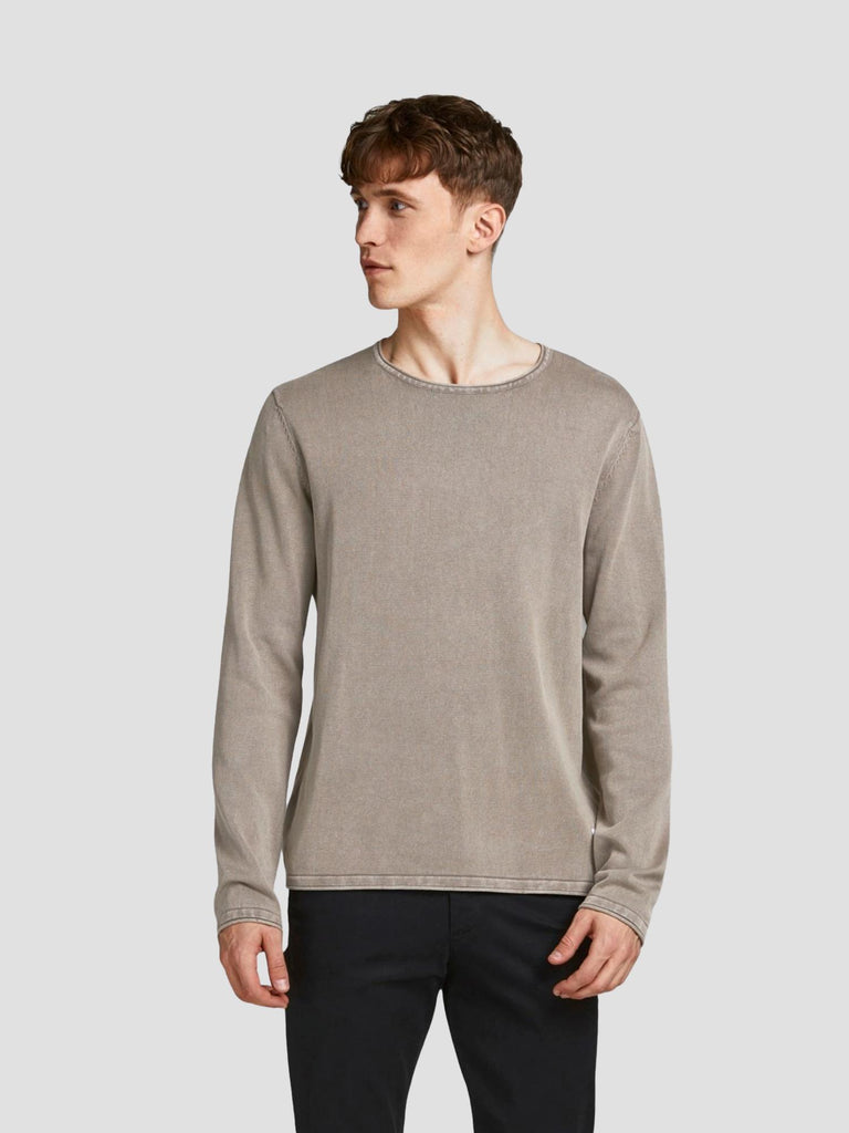 JJELEO KNIT CREW NECK NOOS 12174001 CROCKERY JACK&JONES 