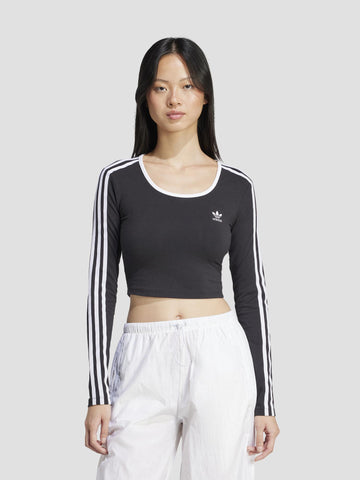 3S LS CROP JD4624 BLACK ADIDAS 