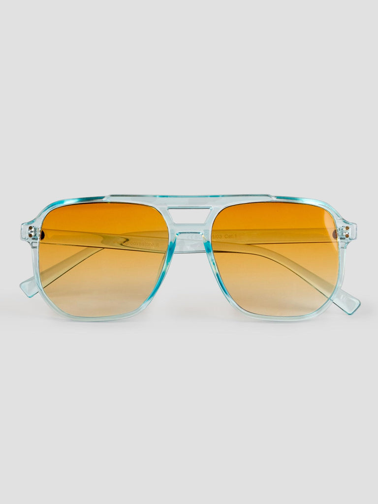 COLORED LENSES DOUBLE SUN001/03 BLUE ORANGE GROOVE 