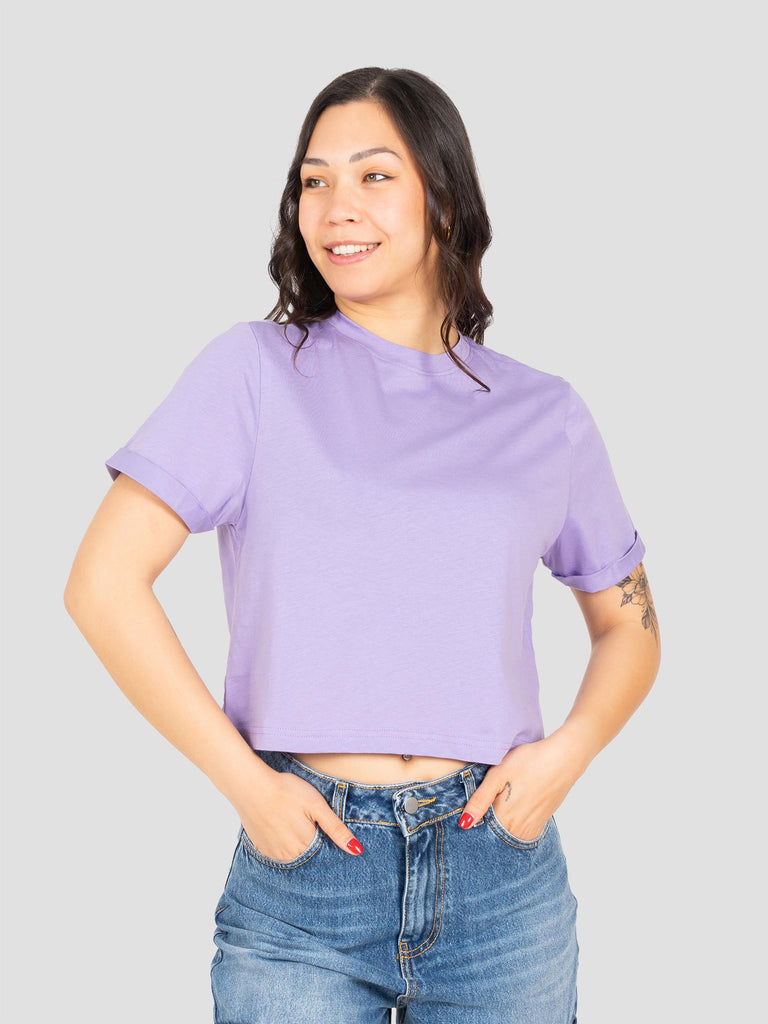 CROPPED JERSEY BARL102W LILLA GROOVE 