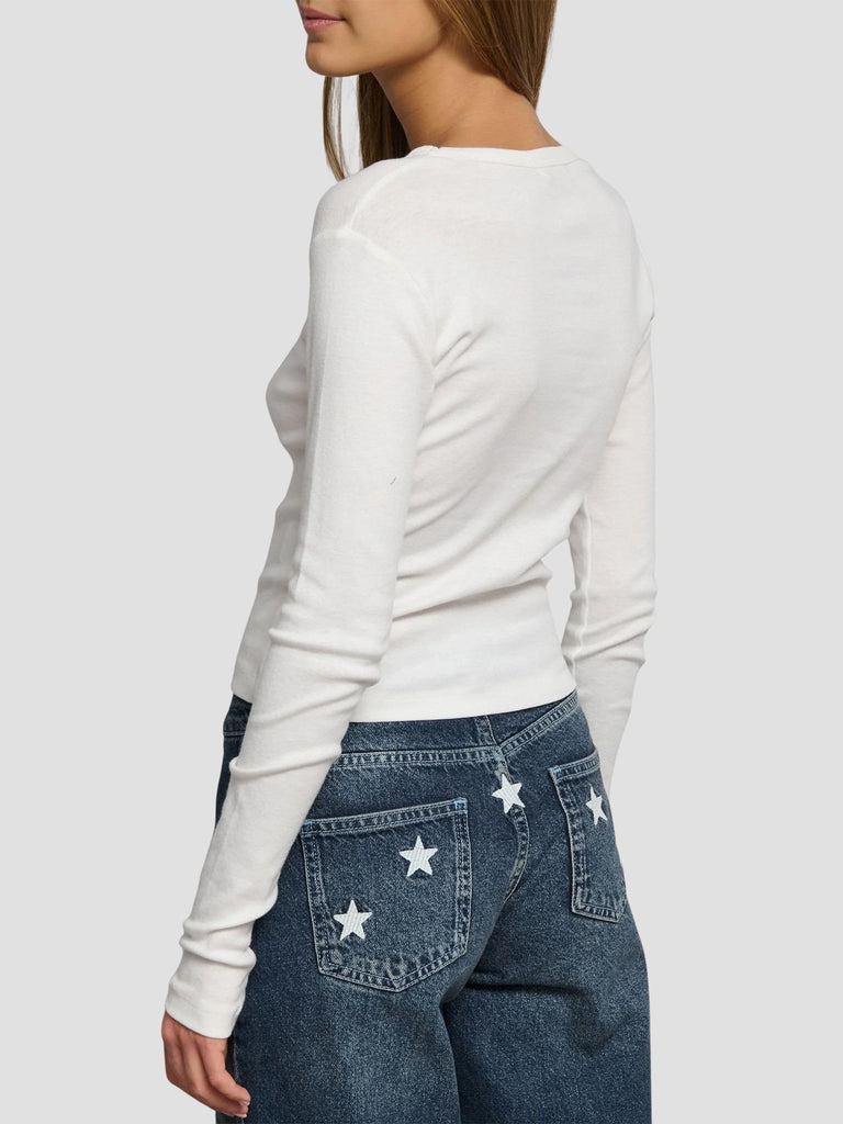 T-SHIRT BASIC MANICHE LUNGHE GRILLINO252 OFFWHITE SUITE BENEDICT 