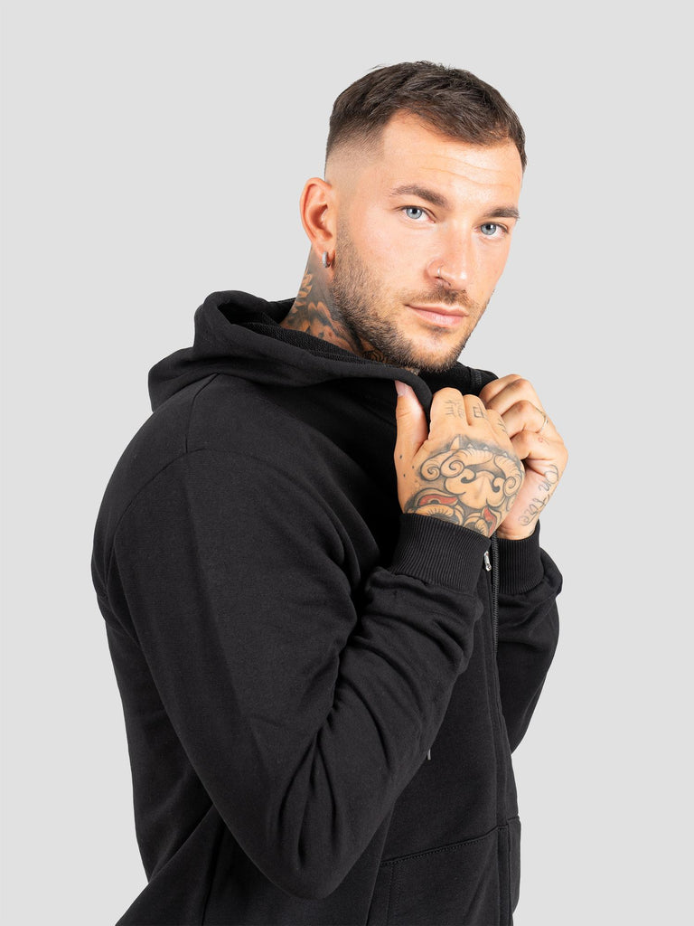 ZIP CAPPUCCIO PESO MEDIO BARL308 NERO GROOVE 