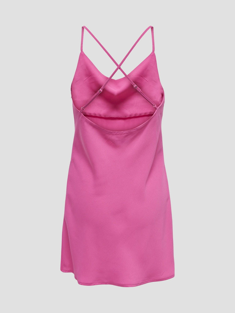ONLTHALIA LIFE STRAP DRESS WVN 15344820 FUCHSIA FEDORA ONLY 