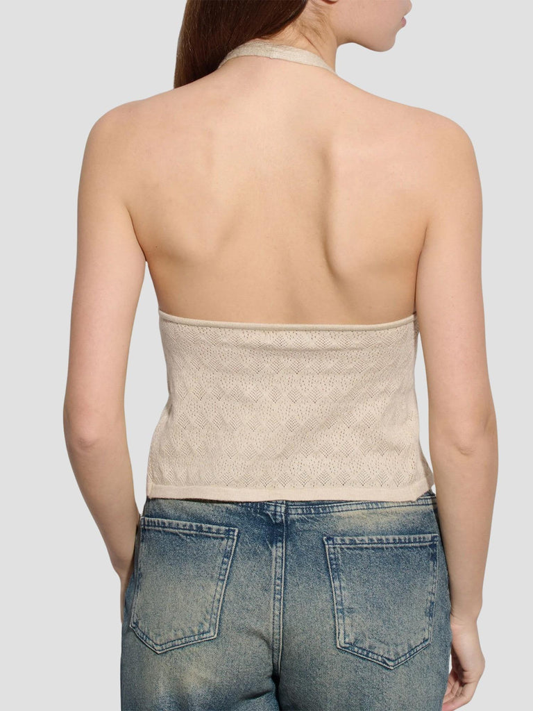 TOP IN MAGLIA CON LACCETTO PHOLLY CORDA SUITE BENEDICT 