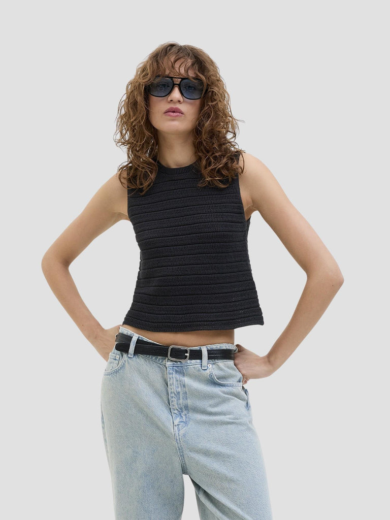 JXZUSANNAH TOP KNIT 12271451 BLACK JJXX 
