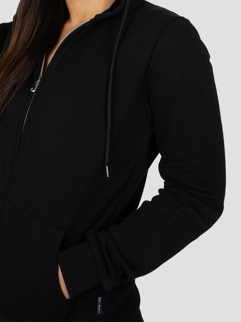 ZIP CAPPUCCIO PESO MEDIO BARL308W NERO GROOVE 